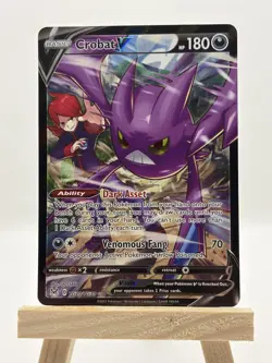 2022 Pokemon SWSH Lost Origin Crobat V Trainer Gallery Full Art #TG20/TG30 - Image 1