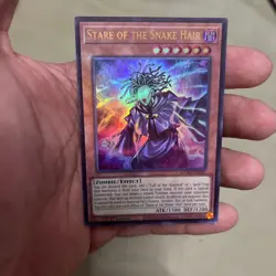 Yugioh! Stare of the Snake Hair MZMU-EN003 (UR) 1st Ed - Image 1