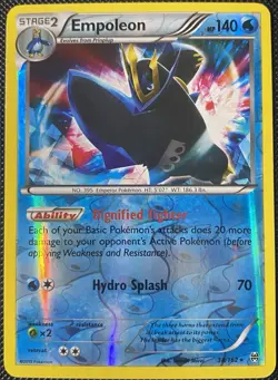 Empoleon 38/162 Breakthrough Reverse Holo - Pokemon Card - Image 1