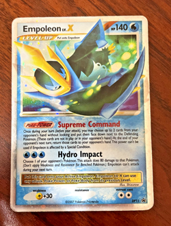Pokemon card - Empoleon LV.X #DP11 Black Star Promo 2007- Holo - Image 1