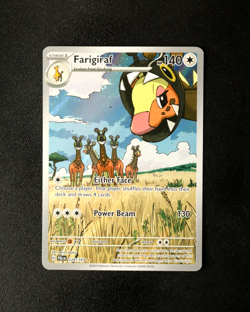 Pokemon Card TCG - Farigiraf 228/193 - Paldea Evolved - Illustration Rare - NM ⭐ - Image 1
