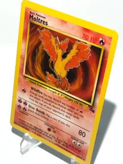 Moltres 27/62 Pokemon Card TCG Fossil Unlimted Non Holo Rare LP - Image 3
