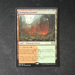 Wizards of the Coast MTG Stomping Ground Ravnica Allegiance Rare 259 Regular ENG - Image 1