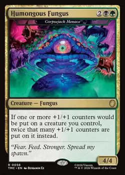 1x Corpsejack Menace "Humongous Fungus" NM Eng MTG - Commander TMNT - Image 1