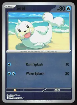 Seel 018/088 Common Perfect Order Pokemon Reverse Holo Near Mint - Image 1