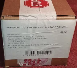 TPCi Pokemon TCG Vivid Voltage English Booster Box Case (6 Displays) - Image 1