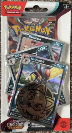 4 x Pokemon Obsidian Flames Blister Packs + Zacian Ex Tin - Brand New & Sealed - Image 3