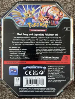 4 x Pokemon Obsidian Flames Blister Packs + Zacian Ex Tin - Brand New & Sealed - Image 4