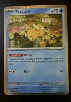 Pokemon Psyduck 007 Mega Evolution Black Star Promo - Image 1
