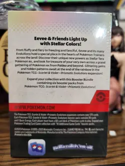 Pokemon Scarlet & Violet Prismatic Evolutions Unopened Booster Bundle - Image 2