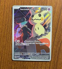Pokemon TCG Team Rocket's Mimikyu 238/217 Ascended Heroes Illustration Rare - Image 1