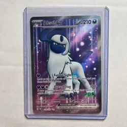 Absol ex 214/197 Ultra Rare Obsidian Flames Pokemon Near Mint - Image 1