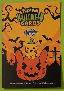 Pokemon 2025 DKV Collectoons Halloween Gengar Mimikyu 135 Circle Holo Peru - Image 2