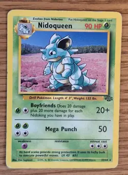 Pokemon Nidoqueen 23/64 Rare Jungle Unlimited - Image 1
