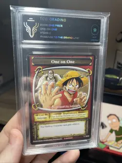 One Piece 2006 Slab CGC - Passage to the Grand Line-One On One TCG 9 Mint! Luffy - Image 1