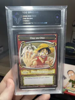 One Piece 2006 Slab CGC - Passage to the Grand Line-One On One TCG 9 Mint! Luffy - Image 2