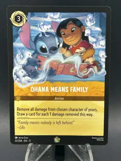 Ohana Means Family 32/204 Disney Lorcana Winterspell Regular NM Never Played - Image 1