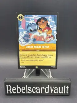 Ohana Means Family 32/204 Disney Lorcana Winterspell Regular NM Never Played - Image 2