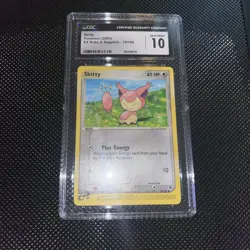 Pokemon Skitty EX Ruby and Sapphire Card 70/109 Ruby and Sapphire Skitty CGC 10 - Image 1