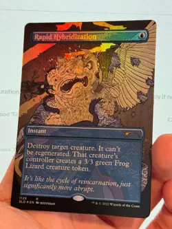 1X FOIL Rapid Hybridization BORDERLESS MINT MTG Magic SLD Secret Lair EDH CEDH - Image 2