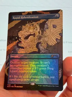 1X FOIL Rapid Hybridization BORDERLESS MINT MTG Magic SLD Secret Lair EDH CEDH - Image 3