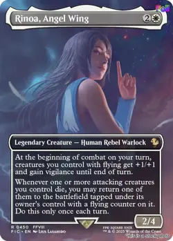 MTG Foil Rinoa, Angel Wing (Borderless) 450 Commander: FINAL FANTASY NM Magic - Image 1