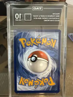 Pokemon TCG 2024 Pikachu Illustration Contest 214 Black Star Promo TAG 10 Gem - Image 2