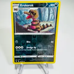 KROKOROK 2020 Pokemon Vivid Voltage REVERSE HOLO Uncommon POKEMON 108/185 - Image 1