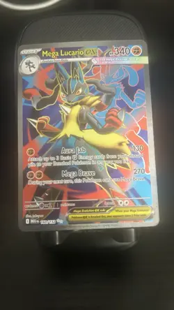 Pokemon Mega Lucario EX Ultra Rare Holo Me01: Mega Evolution 160/132 340 HP - Image 4