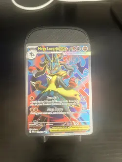Pokemon Mega Lucario EX Ultra Rare Holo Me01: Mega Evolution 160/132 340 HP - Image 5