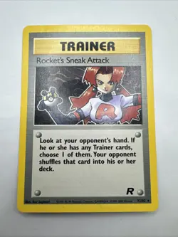 Vintage Pokemon TCG - Team Rocket - Rocket's Sneak Attack 72/82 Regular Lp - Image 1
