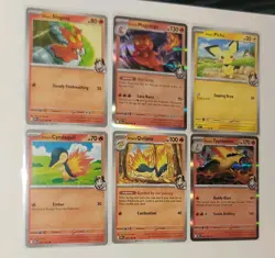 Ethan's Typhlosion Quilava Cyndaquil Pichu Lot Pokemon Destined Rivals Evo Line - Image 3