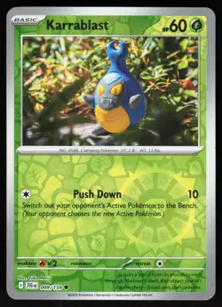 Karrablast 009/159 Common Journey Together Pokemon Reverse Holo Near Mint - Image 1