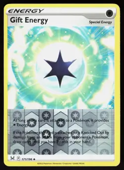 Gift Energy 171/196 Uncommon Lost Origin Pokemon Reverse Holo Lightly Played - Image 1