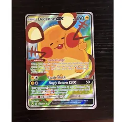 Pokemon TCG Dedenne GX 195A/214 Alternate Art Promo GX Holo EN - Image 1