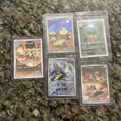 Pokemon Mega Evolution illustration rare lot x5 - Image 1