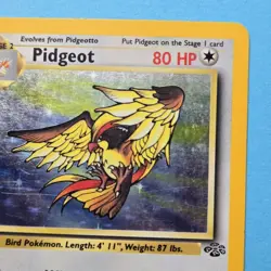 Pokemon TCG Card - Pidgeot Jungle 8/64 Holo Rare - Image 3