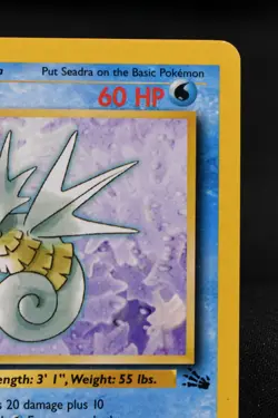 Seadra 1st Edition 42/62 Fossil Regular Uncommon Pokemon TCG Card - Image 3