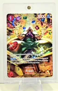 One Piece Buggy Pirate Foil OP03-008 UC SP Alt Art One Piece Card - Image 1