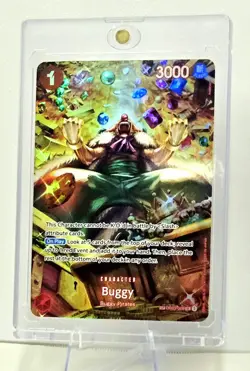 One Piece Buggy Pirate Foil OP03-008 UC SP Alt Art One Piece Card - Image 4