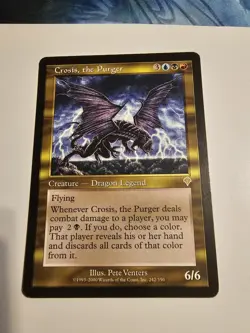 Crosis, the Purger Invasion MTG Magic The Gathering LP - Image 1