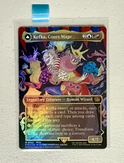 MTG-Final Fantasy-Kefka, Court Mage (M 0322) (Borderless) Foil! - Image 1
