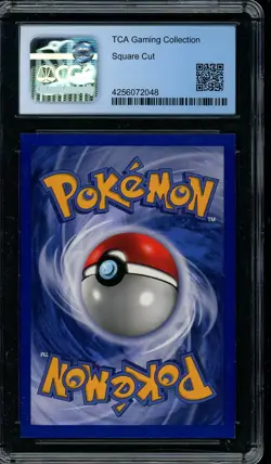 1999 Pokemon Base Set Ninetales #12 Holo Rare ERROR SQUARE CUT CGC 9 MINT - Image 2