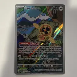 Pokemon Fan Rotom Stellar Crown Hyper Rare Full Art Holo 250/217 EN 2025 - Image 1