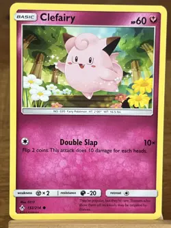 Pokemon TCG Clefairy 132/214 Unbroken Bonds Common - Image 1