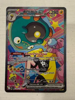 Iono's Bellibolt EX 279/217 Special Illustration Rare Ascended Heroes Pokemon - Image 1