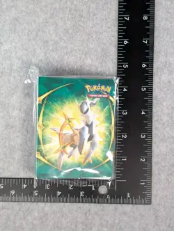 Official TCG Pokemon Arceus Mini Binder Portfolio Collector's Chest Exclusive - Image 4