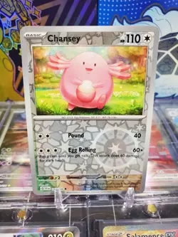 Chansey 144/198 Reverse Holo Common Pokemon TCG Scarlet & Violet Base Set - Image 1