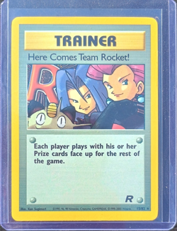 Pokemon Here Comes Team Rocket! 15/82 Team Rocket Holo Rare EN 2000 Trainer - Image 1