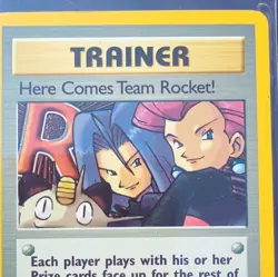 Pokemon Here Comes Team Rocket! 15/82 Team Rocket Holo Rare EN 2000 Trainer - Image 2